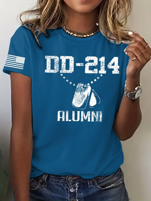 DD-214 Alumni T-Shirt Honor Our Heroes Clothing Perfect Gift for Veterans - Tradiviet - Image 3