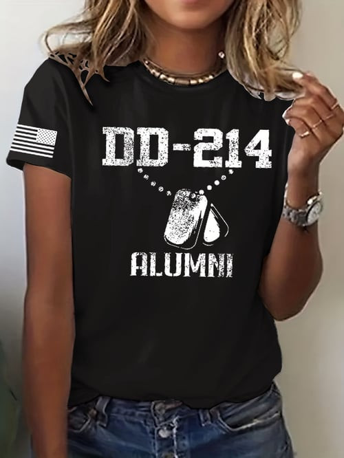 DD-214 Alumni T-Shirt Honor Our Heroes Clothing Perfect Gift for Veterans - Tradiviet - Image 4