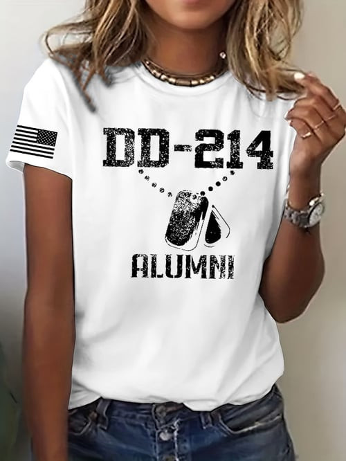 DD-214 Alumni T-Shirt Honor Our Heroes Clothing Perfect Gift for Veterans - Tradiviet - Image 2