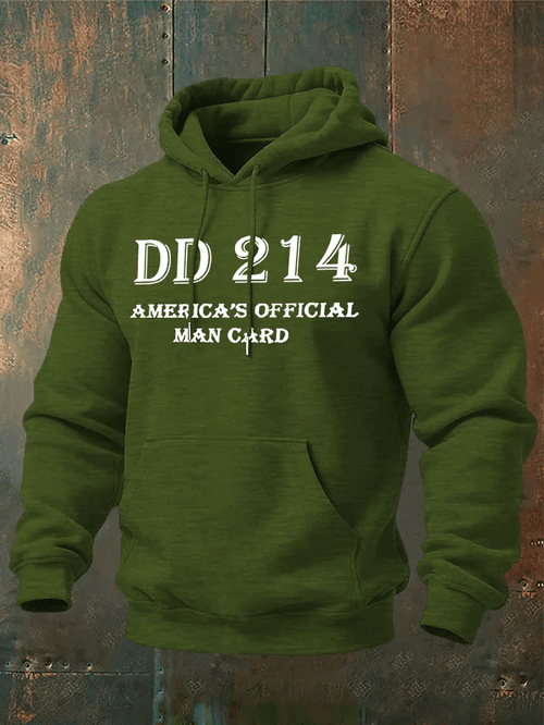 DD-214 Hoodie America's Official Man Card Pullover Patriotic Gifts For Veterans - Tradiviet - Image 3