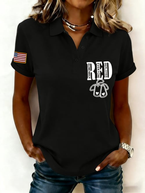 DD-214 Veteran Polo Shirt Red Friday American Flag Clothing Gift For Veterans - Tradiviet - Image 2
