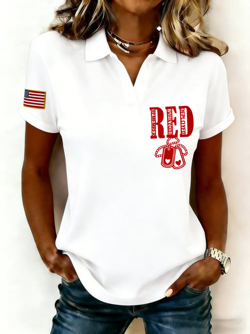 DD-214 Veteran Polo Shirt Red Friday American Flag Clothing Gift For Veterans - Tradiviet - Image 3