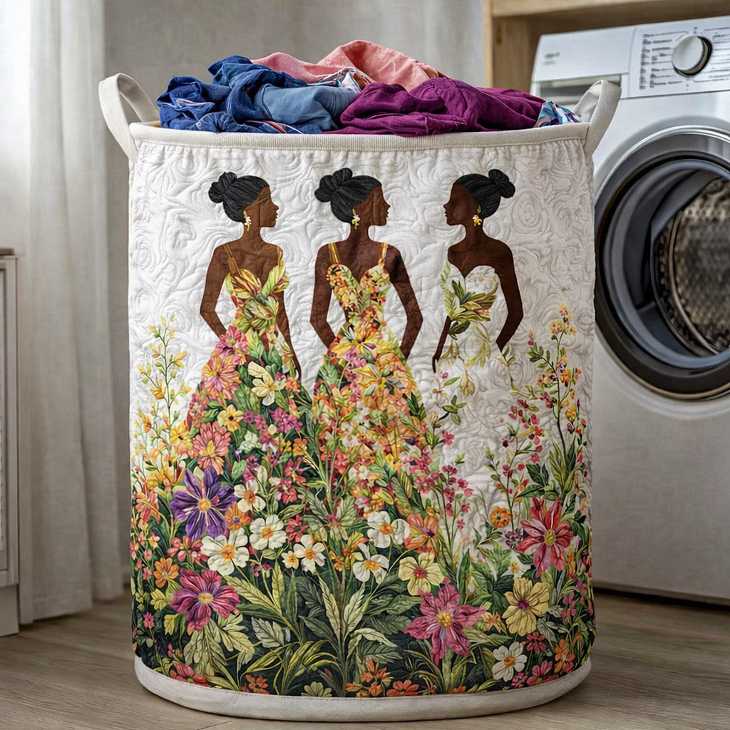 Ebony Glow Quilted Laundry Basket Adorable Laundry Basket Gift Ideas For Sister In Law - Tradiviet