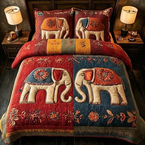 Farm Life 3-Piece Quilted Bedding Set Rustic Easter Farmhouse Decor Best Easter Themed Gifts - Tradiviet