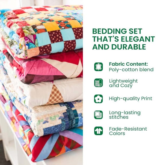 Forest Bear Quilted Bedding Set Bedroom Ideas Decorations Gift For Grandpa - Tradiviet - Image 4