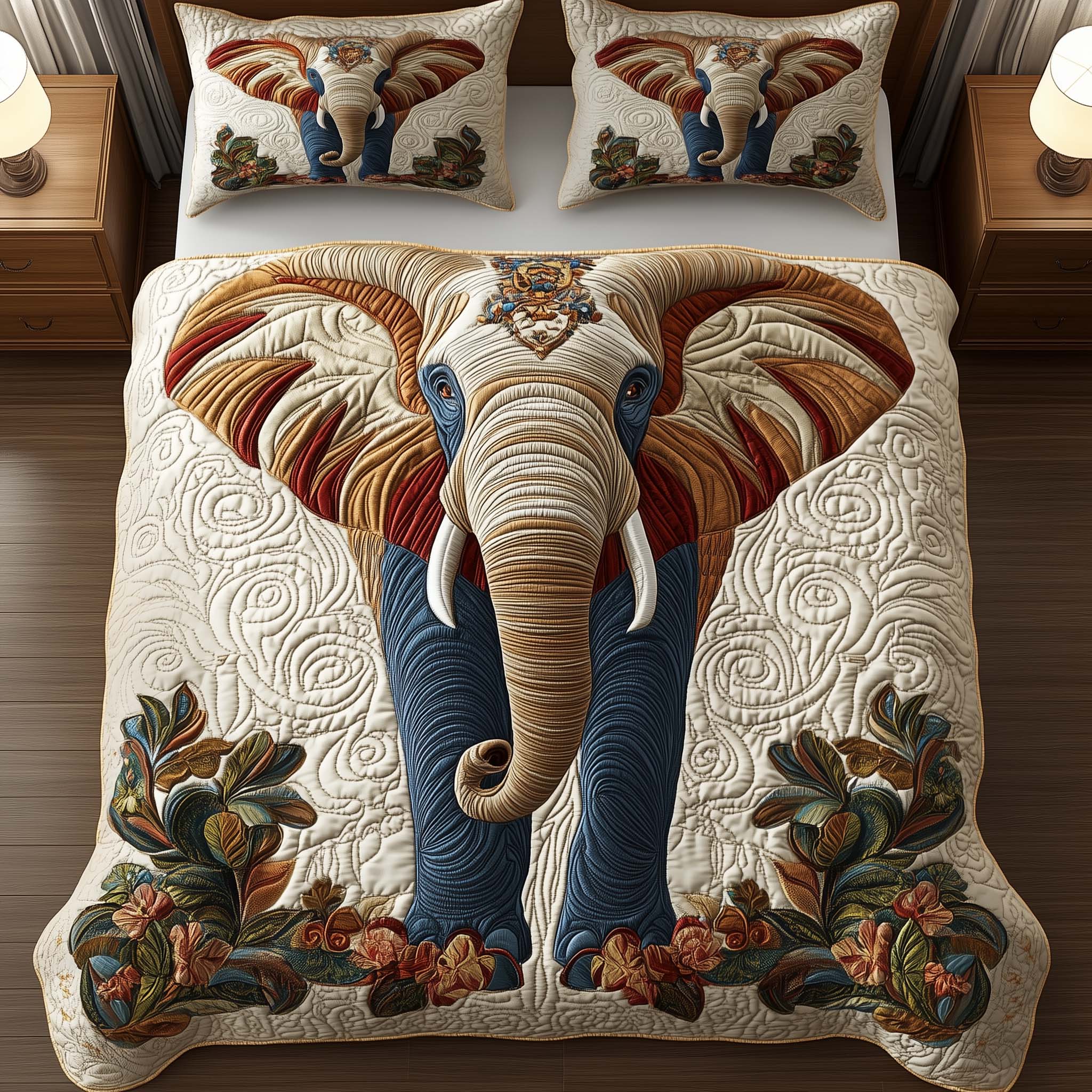 Gentle Jumbo Quilted Bedding Set Bohemian Bedroom Furniture Top Gentle Jumbo Gift Ideas - Tradiviet