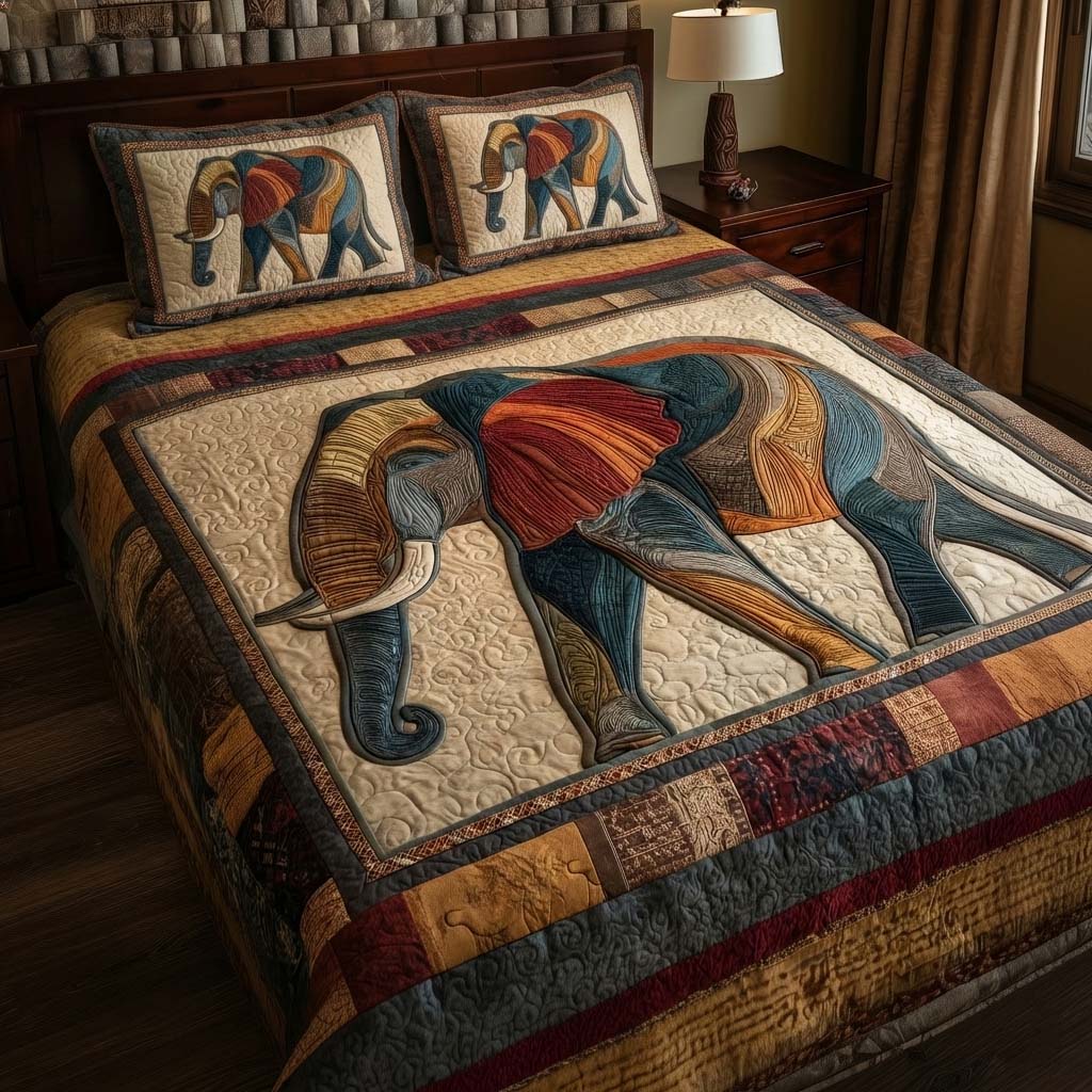 Gentle Jumbo Quilted Bedding Set Holiday Home Decor Perfect Gentle Jumbo Gifts - Tradiviet