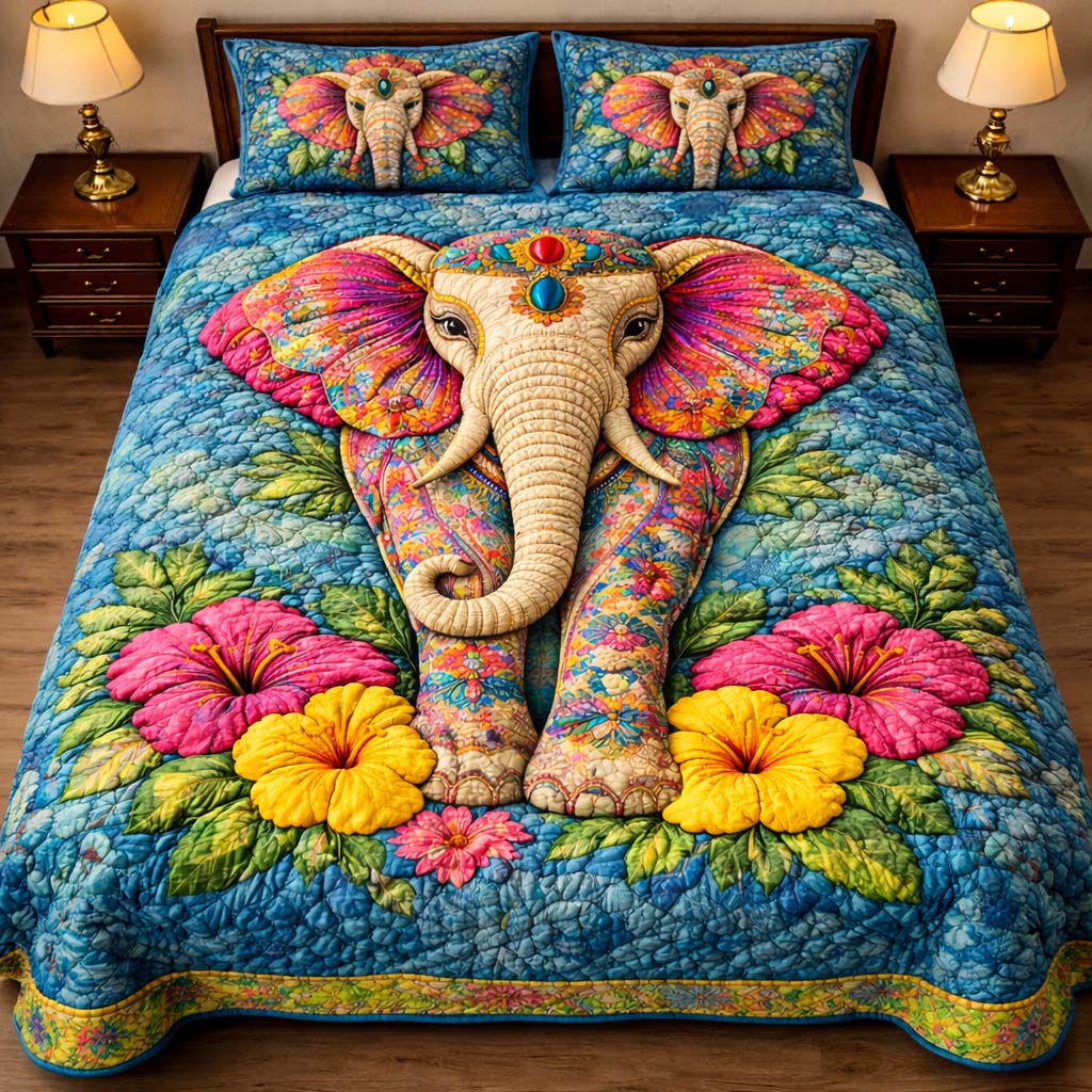 Gentle Jumbo Quilted Bedding Set Holiday Home Decor Top Gentle Jumbo Gifts For Her - Tradiviet