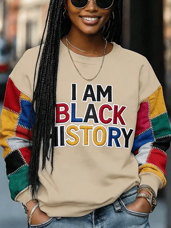 I Am Black History Sweatshirt African Inspired Crewneck Gift For Women - Tradiviet - Image 8