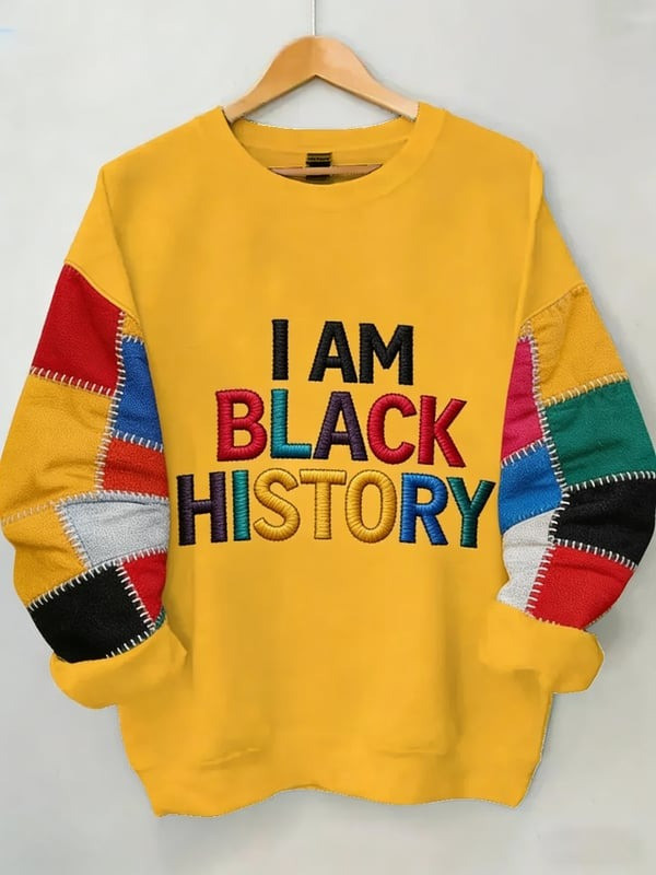 I Am Black History Sweatshirt Black History Month Crewneck Gift For Mom - Tradiviet - Image 2
