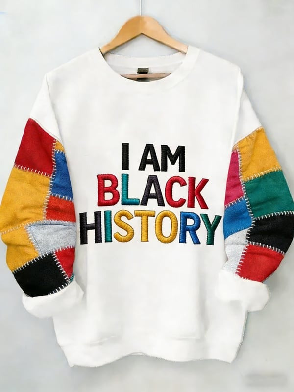 I Am Black History Sweatshirt Black History Month Crewneck Gift For Mom - Tradiviet