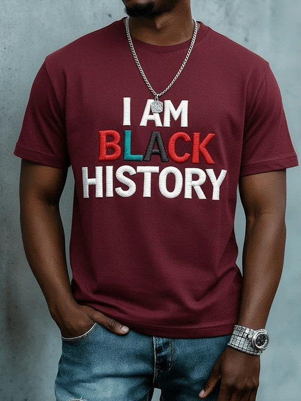 I Am Black History T-Shirt Black History Month Cultural Pride Inspirational Tee Gift For Her - Tradiviet - Image 6