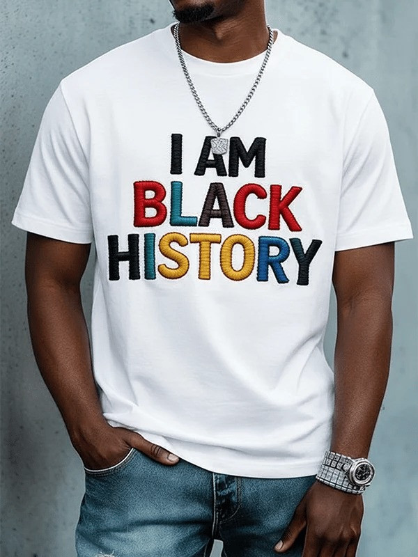 I Am Black History T-Shirt Black History Month Cultural Pride Inspirational Tee Gift For Her - Tradiviet