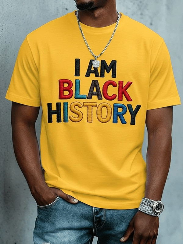 I Am Black History T-Shirt Black History Month Cultural Pride Inspirational Tee Gift For Her - Tradiviet - Image 3
