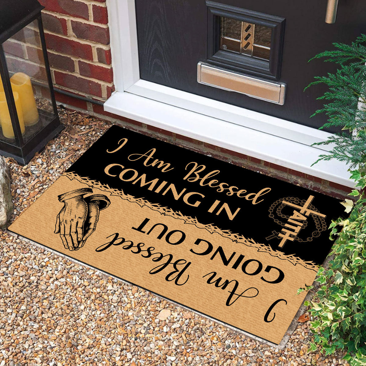 I Am Blessed Coming In Doormat USA 250 Years Of Independence Entryway Mat Unique Patriotic Gifts - Tradiviet