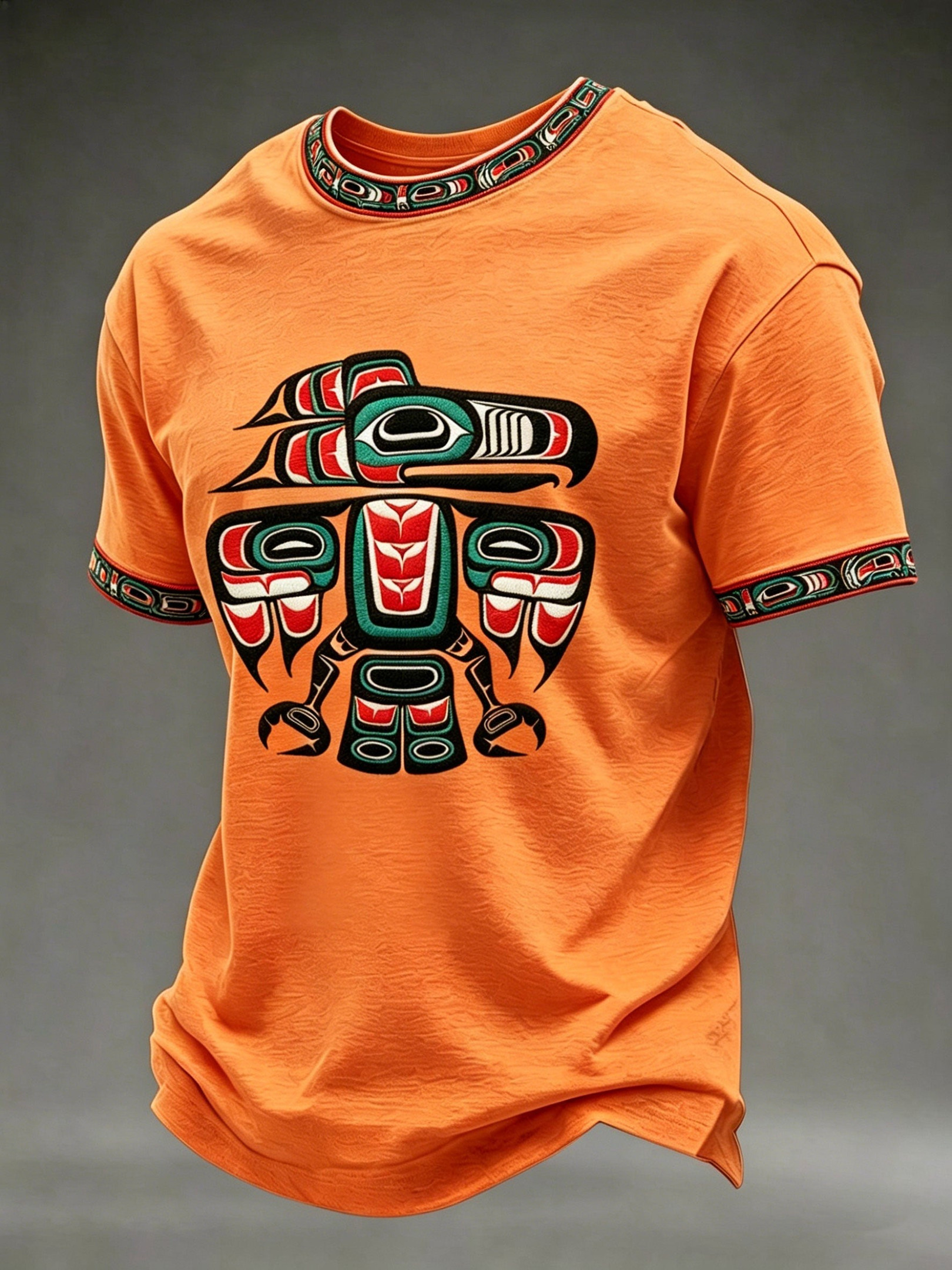 Indigenous Month Merch Haida Tlingit Native Raven Totem T-Shirt Gift For Patriots - Image 3