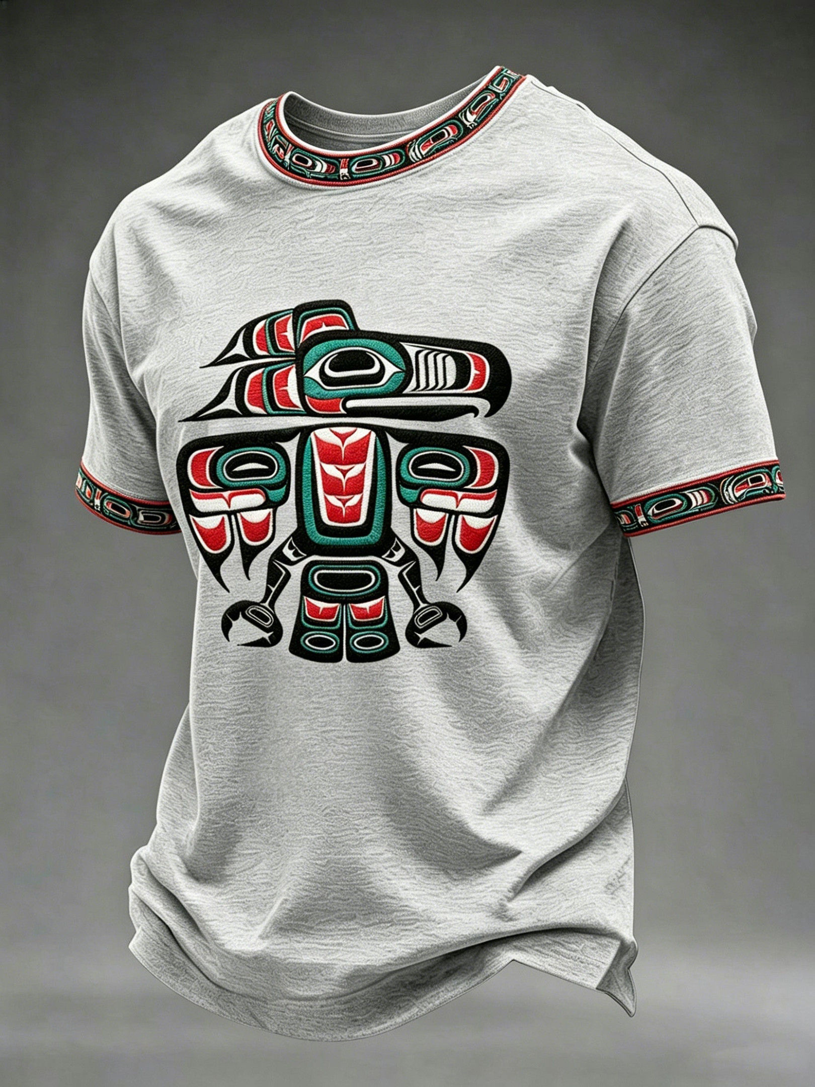 Indigenous Month Merch Haida Tlingit Native Raven Totem T-Shirt Gift For Patriots - Image 4