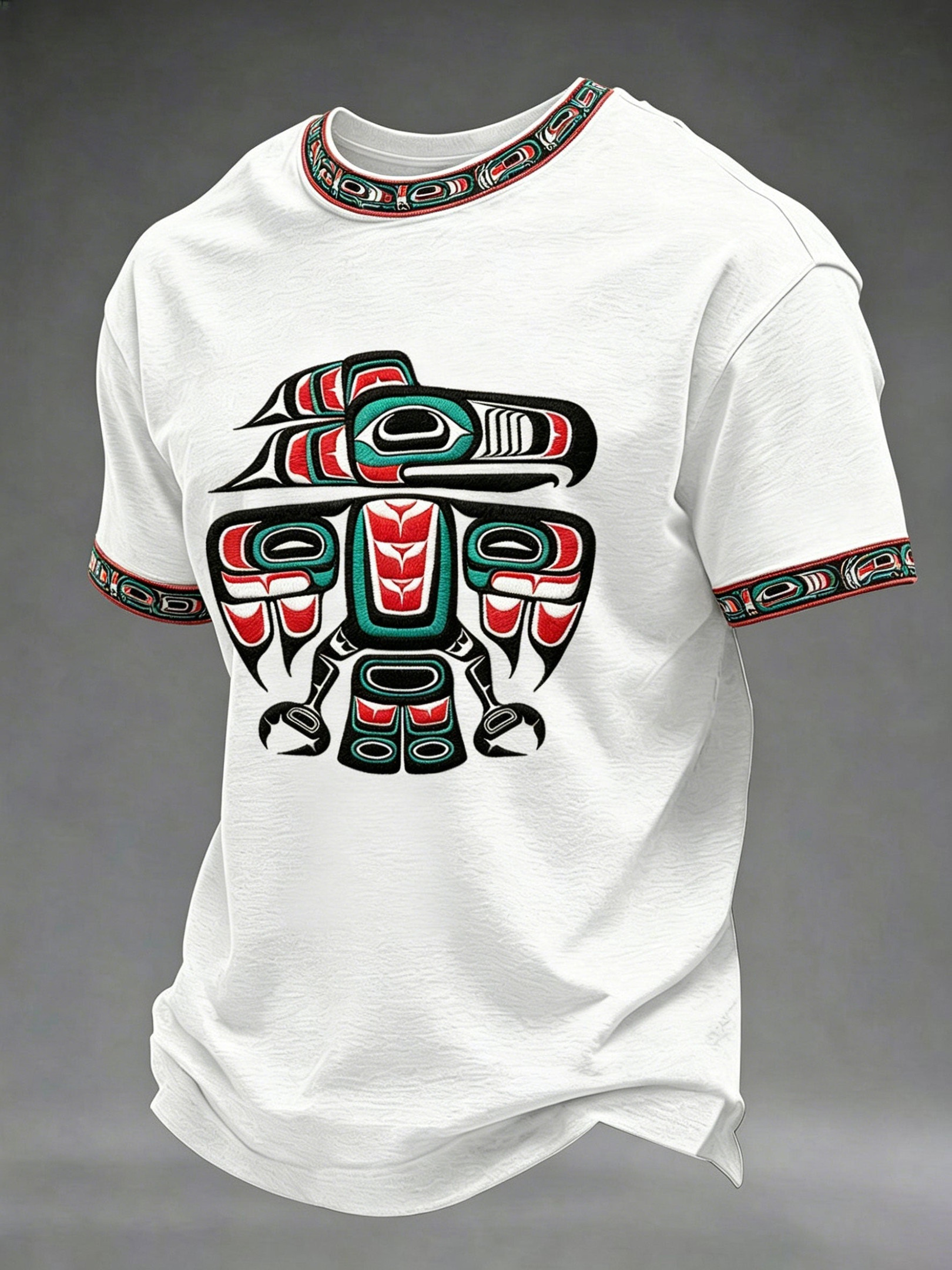 Indigenous Month Merch Haida Tlingit Native Raven Totem T-Shirt Gift For Patriots