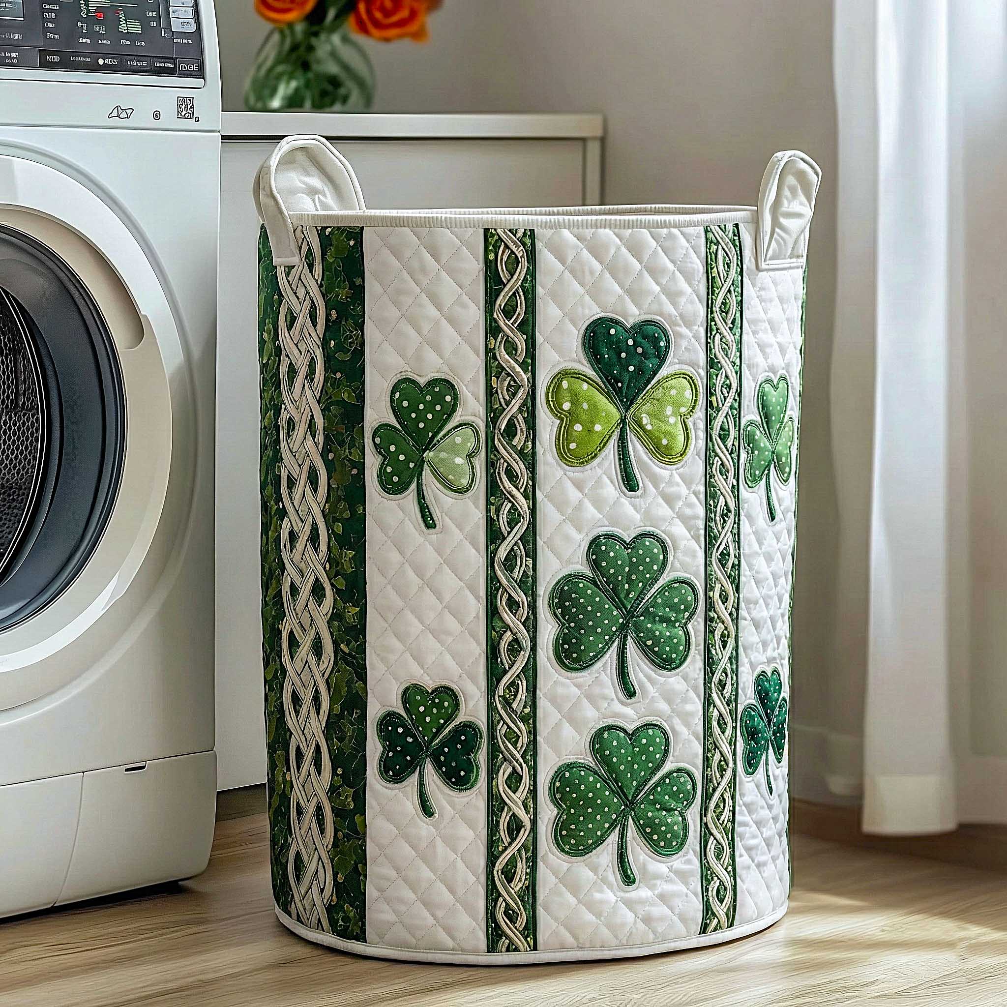 Irish Blessings Quilted Laundry Basket Cute Laundry Hamper Presents For Sister In Law - Tradiviet