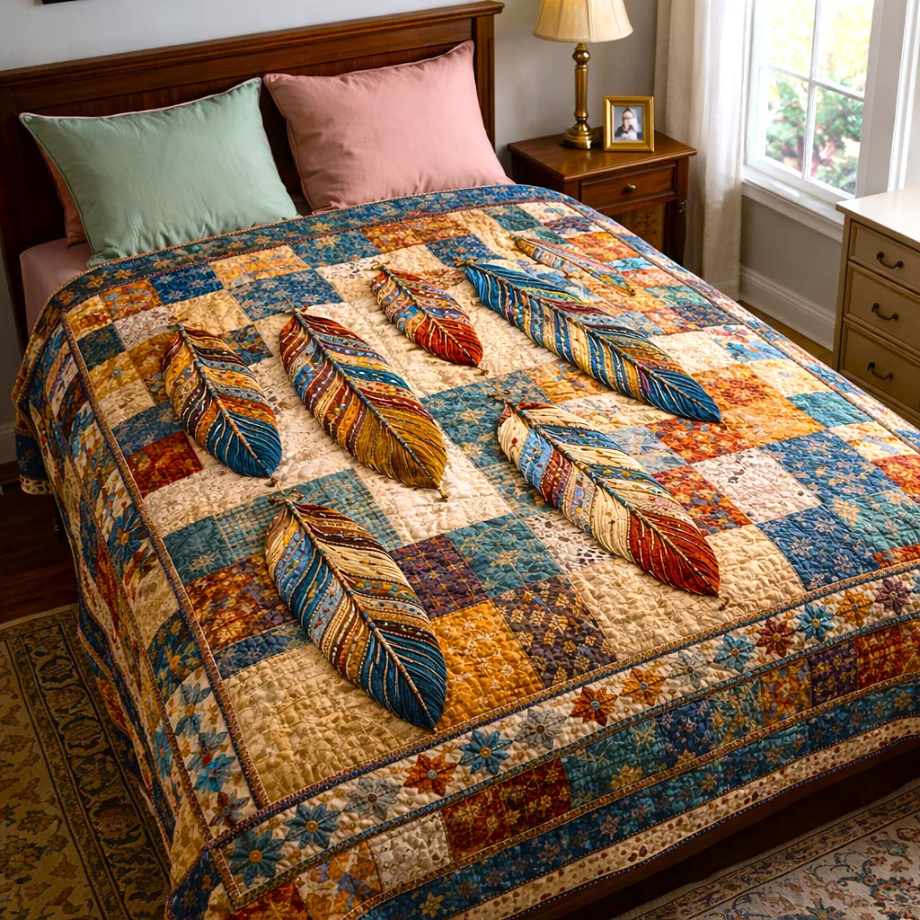 Liberty Spirit Quilted Blanket Freedom Of Independence Quilt Patterns Gift For Daughter - Tradiviet