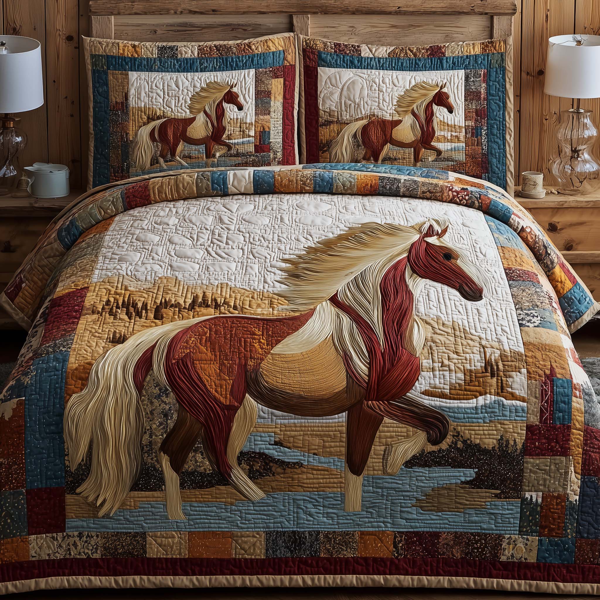 Majestic Force Quilted Bedding Set Room Decoration Items Majestic Power Gift - Tradiviet