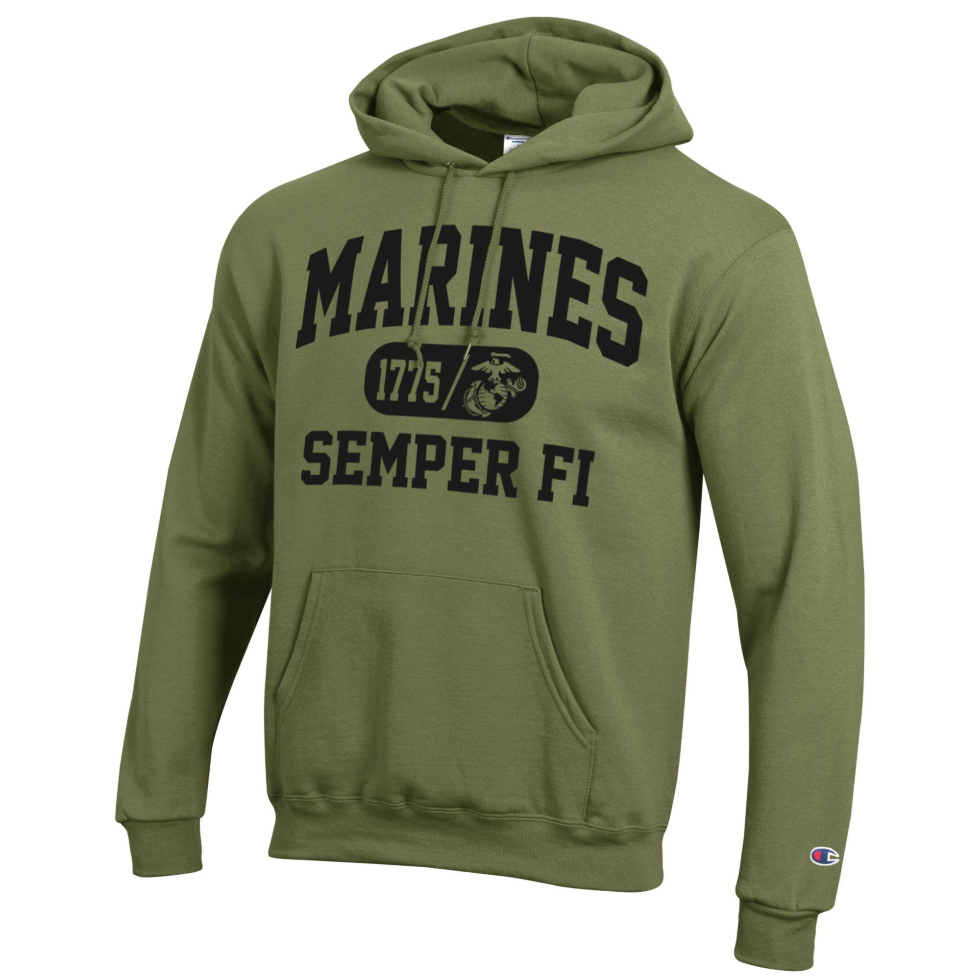 Marines Semper Fi Hoodie US Marine Corps Clothes Military Veteran Apparel Gift For Dad - Tradiviet