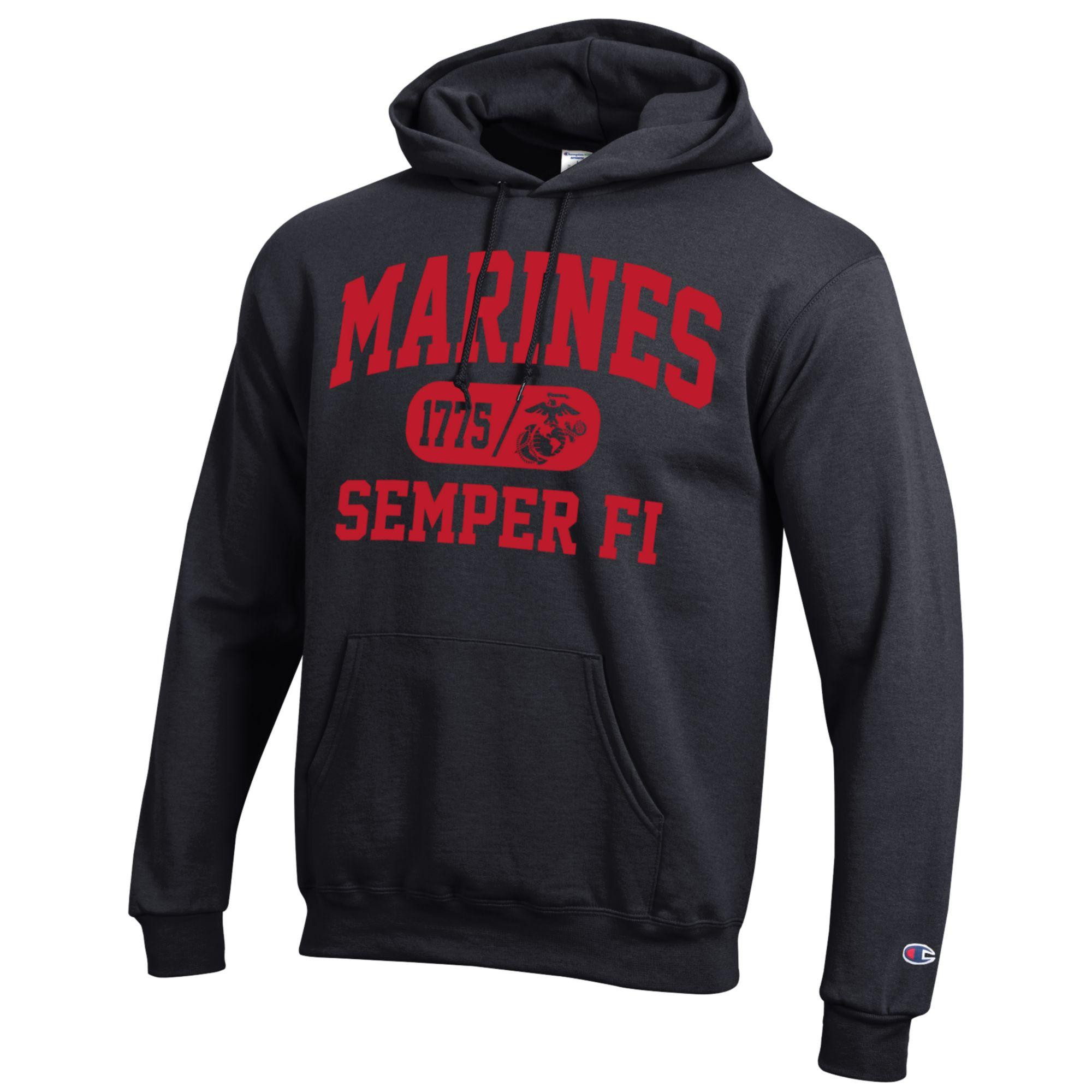 Marines Semper Fi Hoodie US Marine Corps Clothes Military Veteran Apparel Gift For Dad - Tradiviet - Image 2