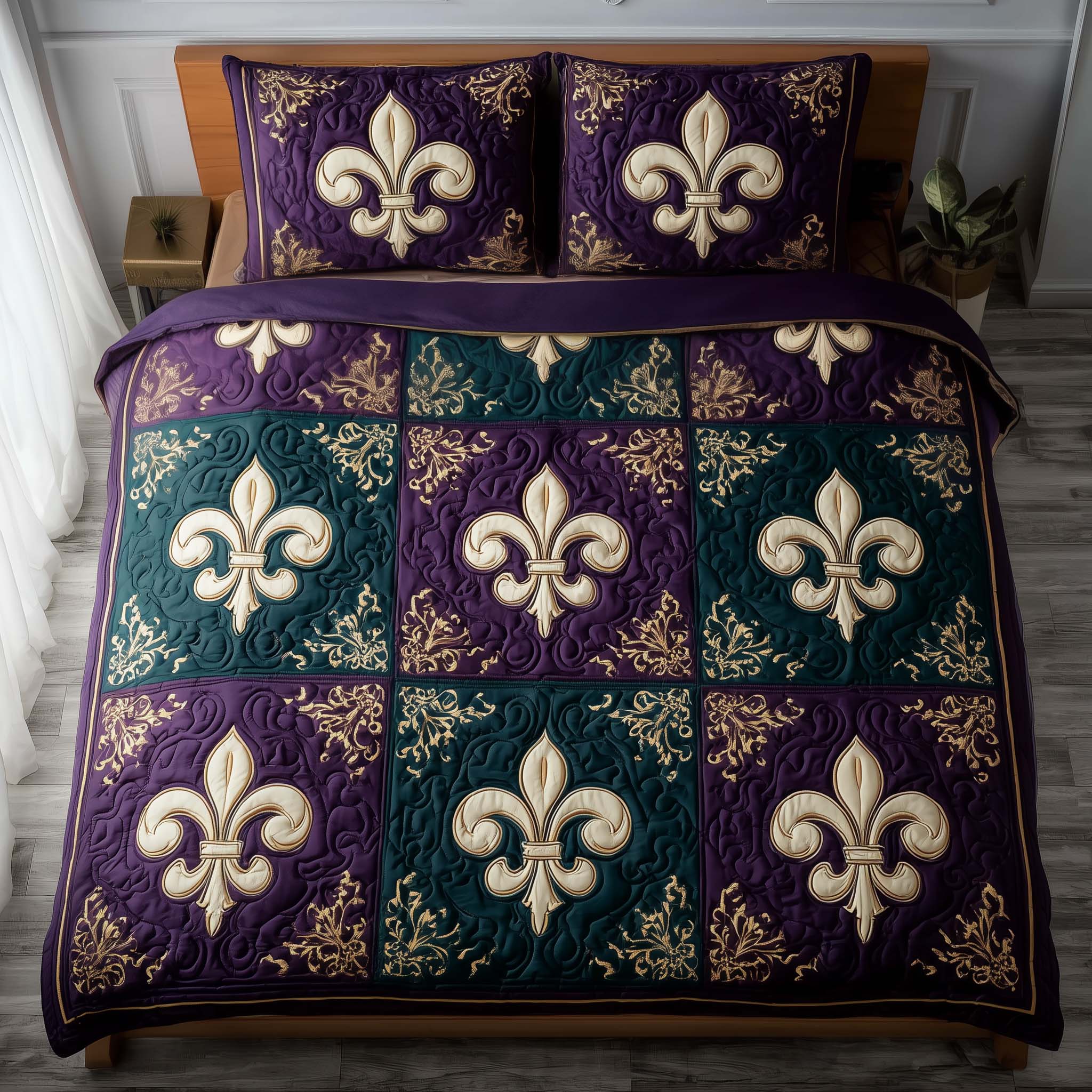Masquerade Dream Quilted Bedding Set Bedroom Decorations Birthday Gift For Sister - Tradiviet