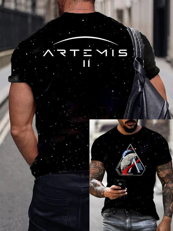 NASA Moon Mission 2026 T-Shirt Artemis II Mission Shirt Gift For Galaxy Dreamer - Tradiviet