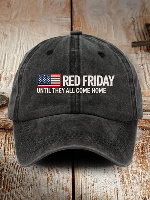 Patriotic Red Friday Baseball Cap Until They All Come Home Hat Gifts For Dad - Tradiviet