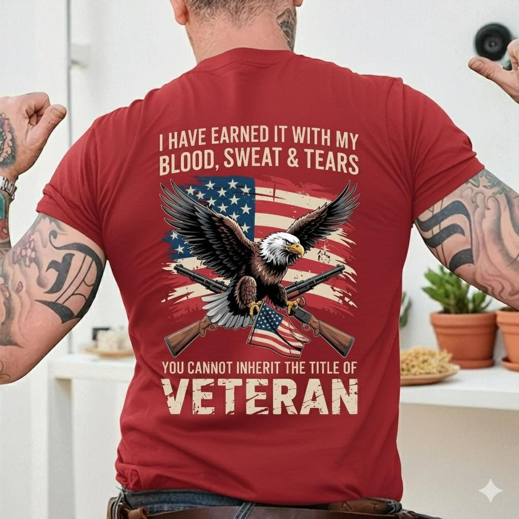 Patriotic Shirt, Memorial Day Tee, Veteran Shirt Gift, US Veterans Day Gift, US Army Shirt, Military Tee - Tradiviet - Image 2