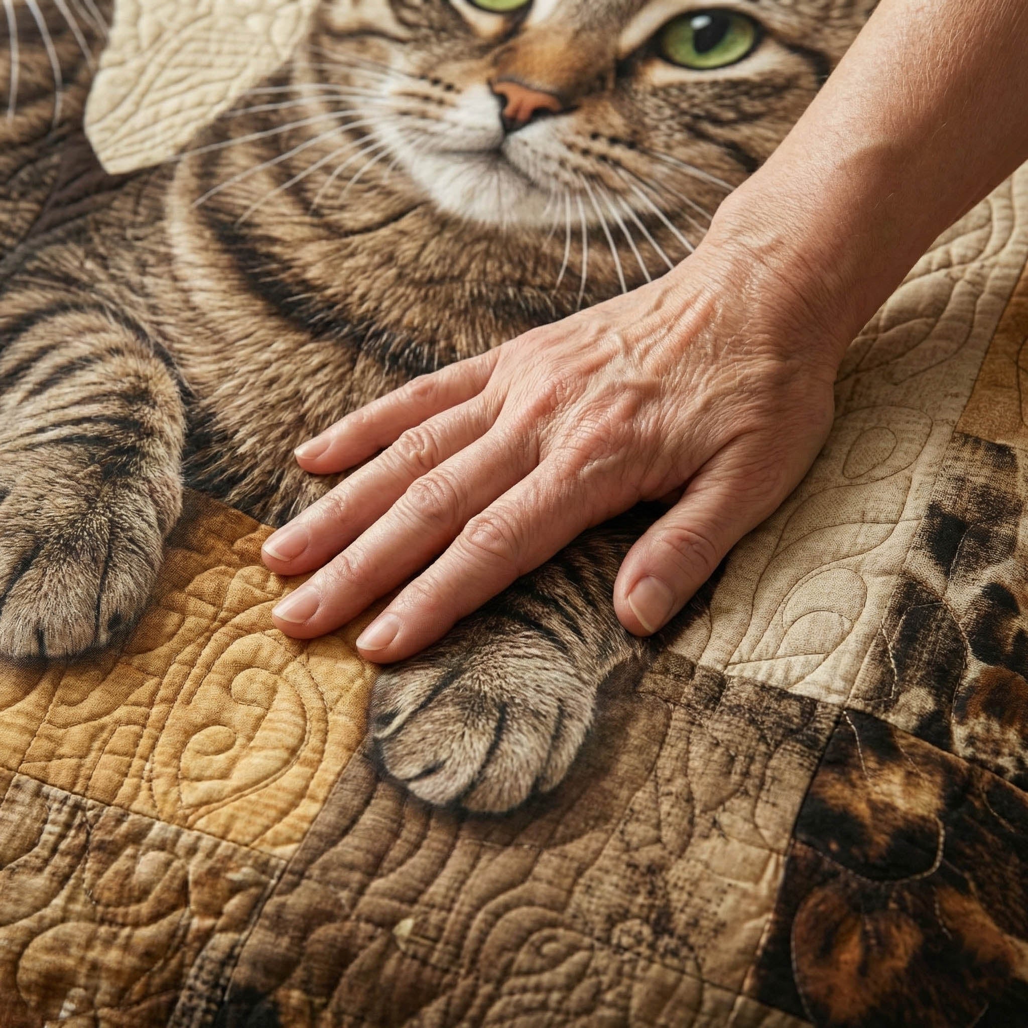 Pawfect Gang Quilted Bedding Set Bedroom Decorations Gift Ideas For Dad - Tradiviet - Image 2
