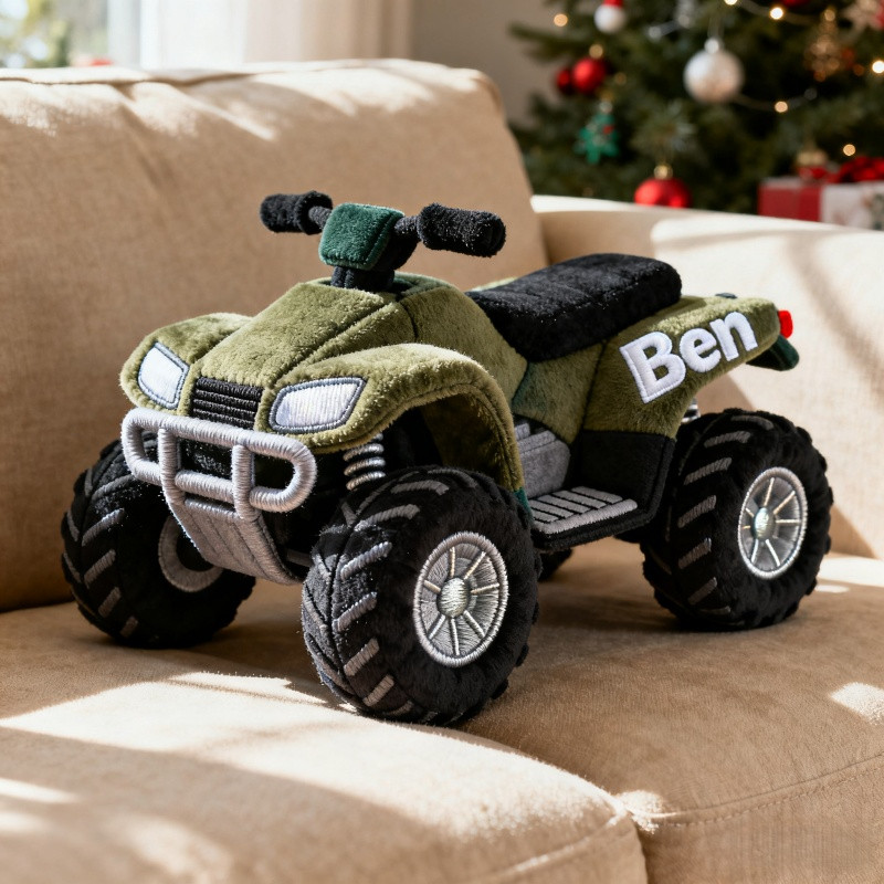 Personalized ATV Pillow Custom Name ATV Plush Toy Plush Unique Gift For Kids Boys - Tradiviet
