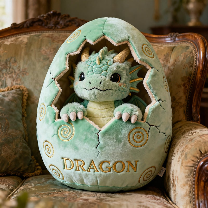 Personalized Baby Dragon Shape Pillow Fantasy Home Decor Gift For Dragon Lover - Tradiviet