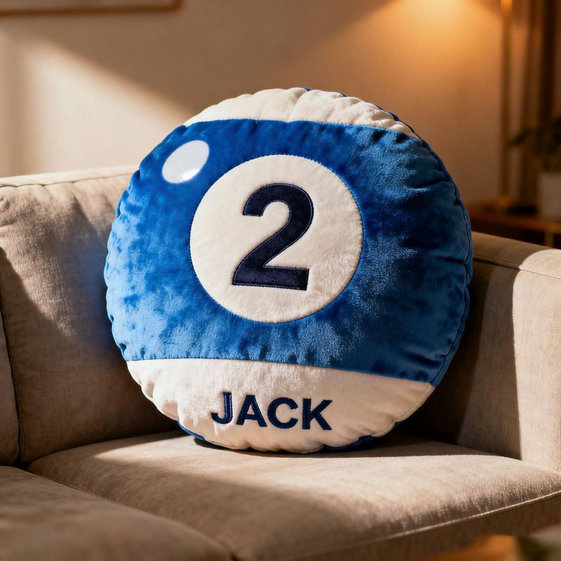 Personalized Billiards Pillow Billiards Decor Plush Game Room Gift For Husband - Tradiviet