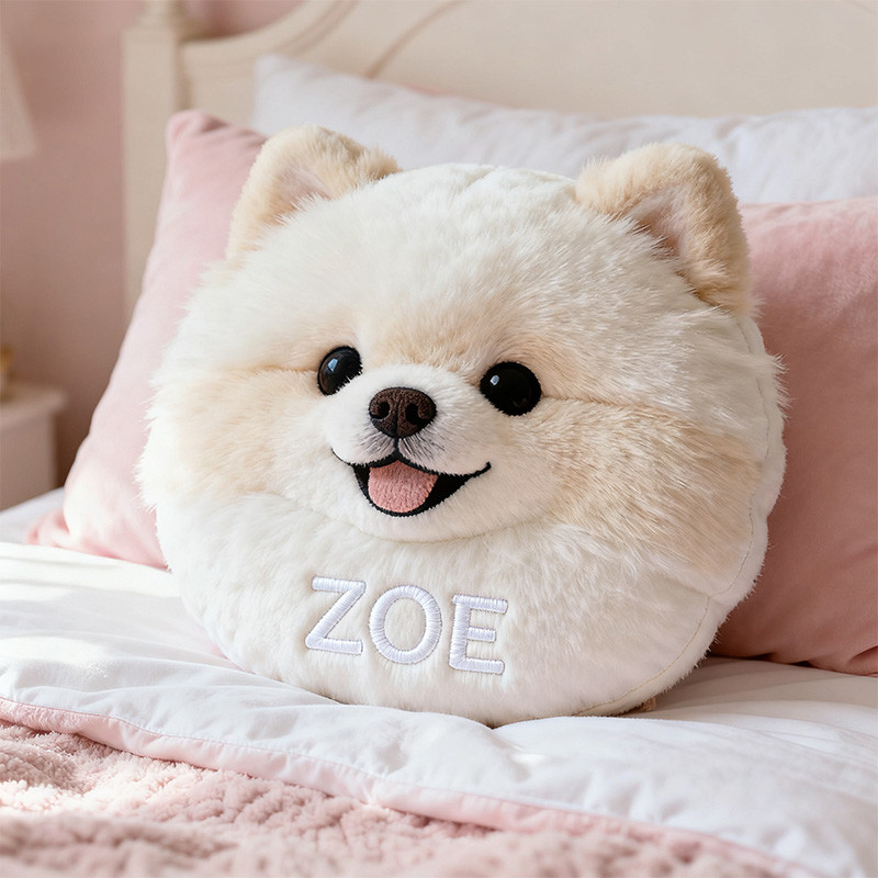 Personalized Cat Big Head Shape Pillow Pet Lover Rom Decor Gift for Mom - Tradiviet