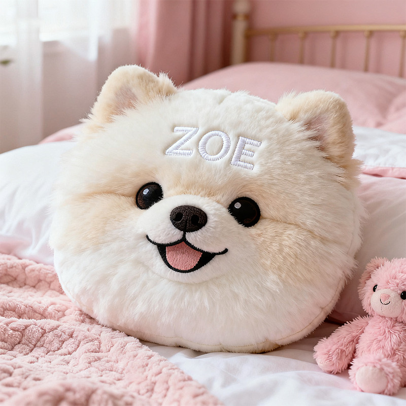 Personalized Cat Big Head Shape Pillow Pet Lover Room Decor Mother's Day Gifts - Tradiviet