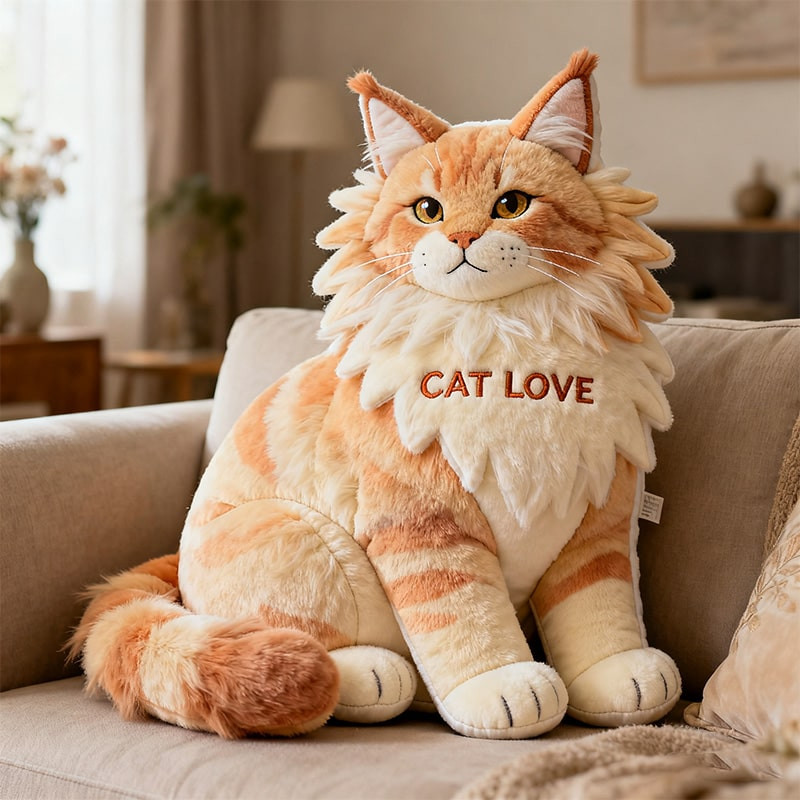 Personalized Cat Lover Shape Pillow Mother's Day Gifts For New Moms - Tradiviet