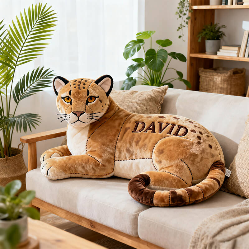 Personalized Cougar Pillow Cougar Decorative Pillow Animal Lover Gift Idea - Tradiviet