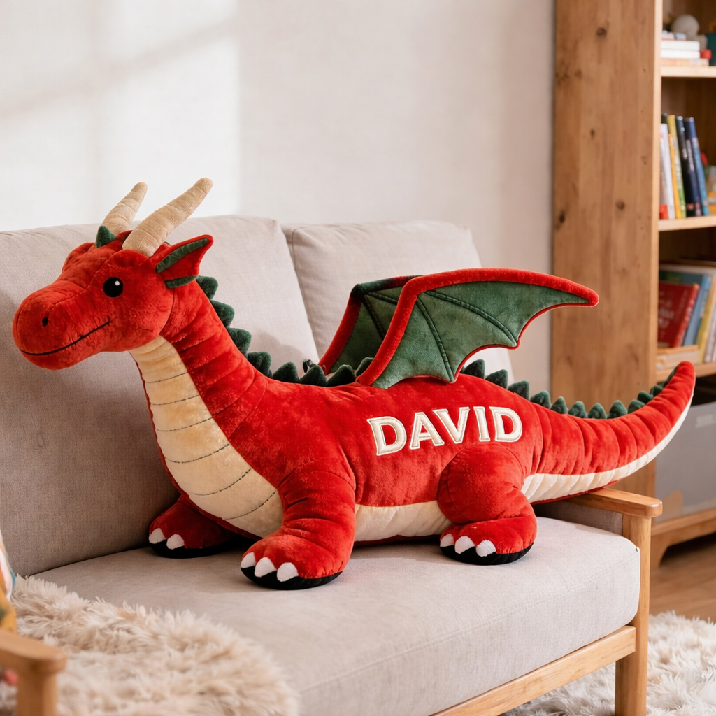 Personalized Dragon Alien Shaped Pillow Birthday Gift Ideas For Brother - Tradiviet