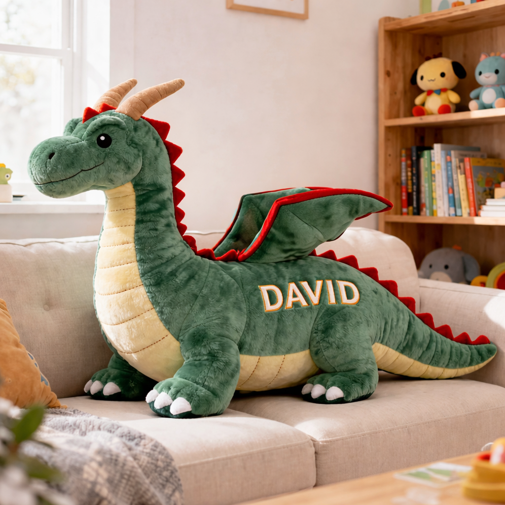 Personalized Dragon Alien Shaped Pillow Unique Gifts For Brothers - Tradiviet