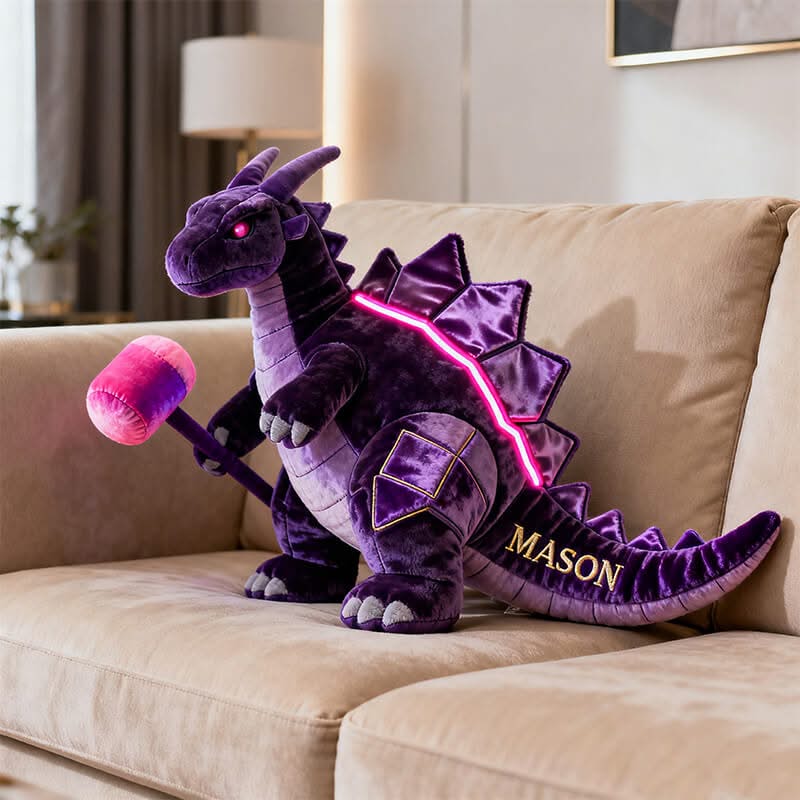 Personalized Dragon Pillow Fantasy Dragon Stuffed Animal Plush Gift For Kids - Tradiviet