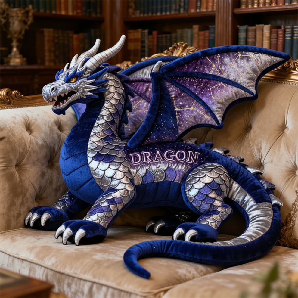 Personalized Dragon Shape Pillow Mythical Creature Decor Presents For Him - Tradiviet