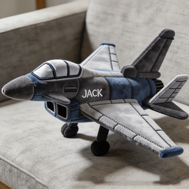 Personalized Fighter Jet Shape Pillow Best Birthday Gift Ideas For Brother - Tradiviet