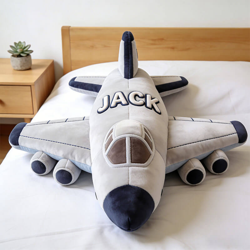 Personalized Fighter Jet Shape Pillow Best Presents For Brothers In Law - Tradiviet