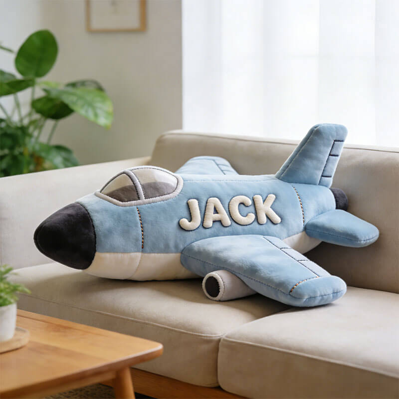 Personalized Fighter Jet Shape Pillow Bests Gift Ideas For Your Brother - Tradiviet