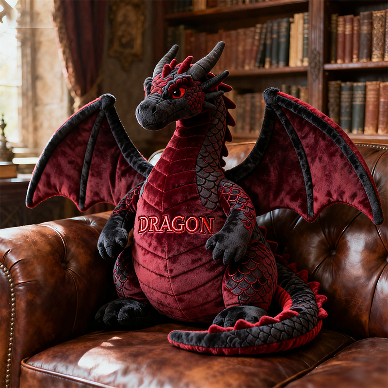 Personalized Fire Dragon Shape Pillow Decor Unique Ideas Gifts For Brothers - Tradiviet