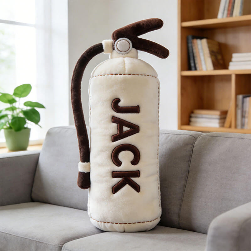 Personalized Fire Extinguisher Shape Pillows Best Gifts For Brother In Law - Tradiviet