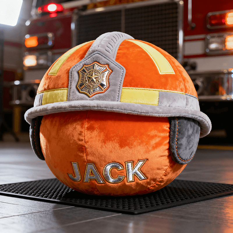 Personalized Firefighter Helmet Pillow Gifts For Brothers Girlfriend - Tradiviet