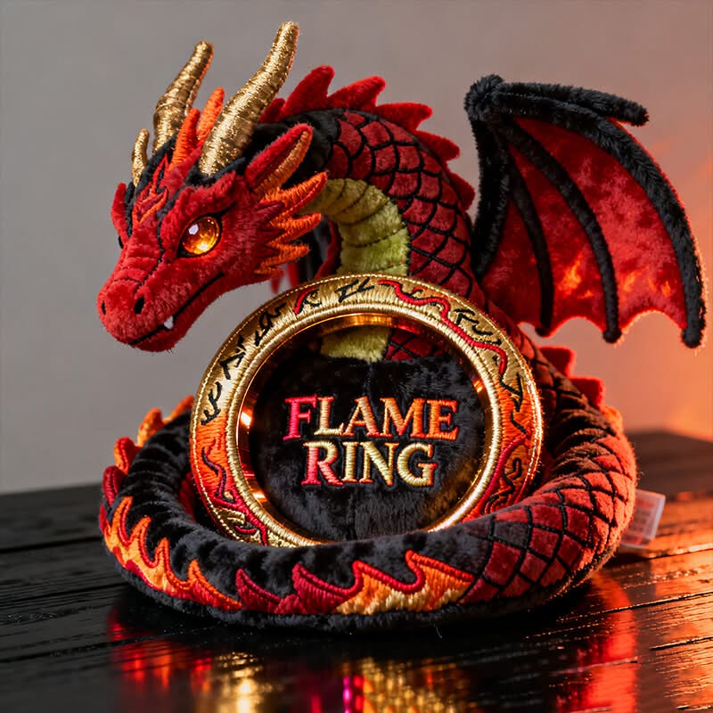 Personalized Flame Dragon Ring Pillow Birthday Gift Ideas For Brother - Tradiviet
